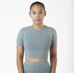 Los Angeles Apparel Short Sleeve Crop Top